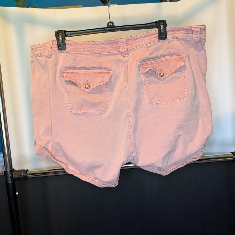 Torrid Pink Cargo Shorts Size:26 - Picture 7 of 7